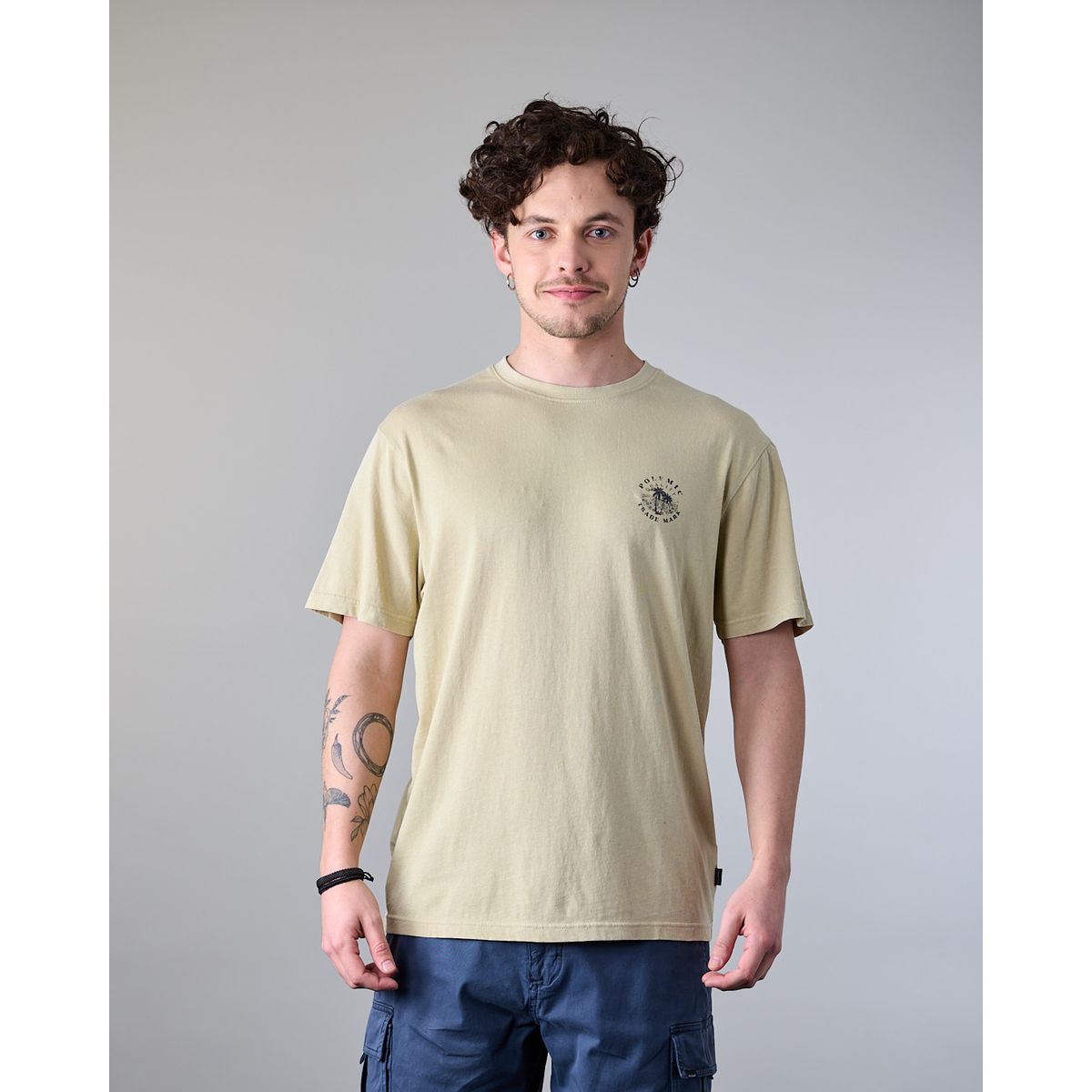 POLEMIC - Polera hombre manga corta Beach XV1772 Polemic