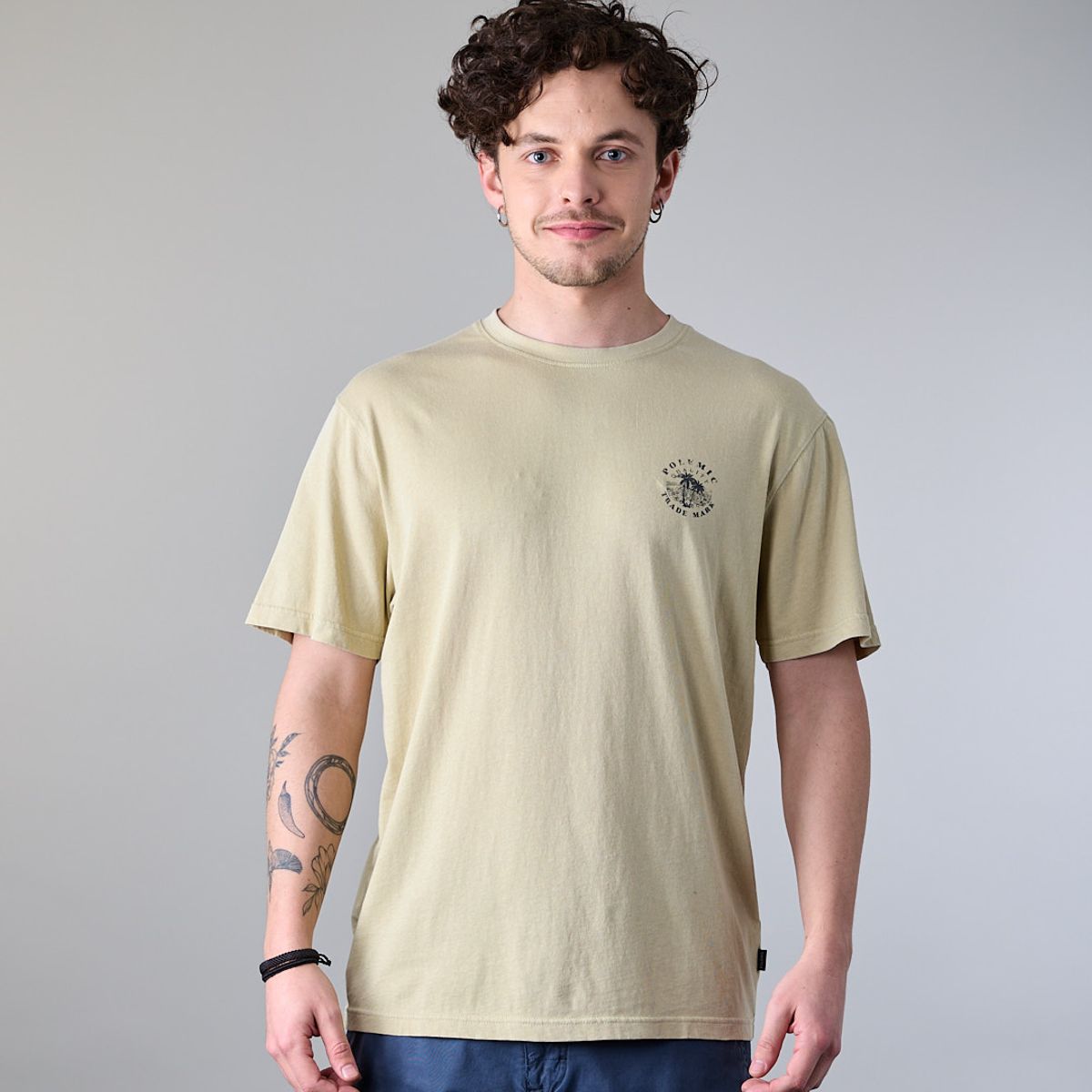 POLEMIC - Polera hombre manga corta Beach XV1772 Polemic