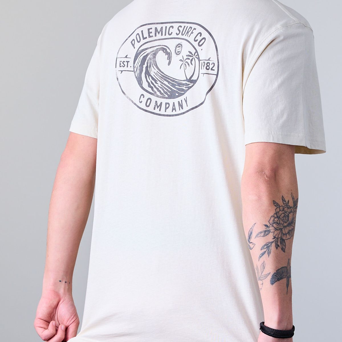 POLEMIC - Polera hombre manga corta Company XV1775 Polemic