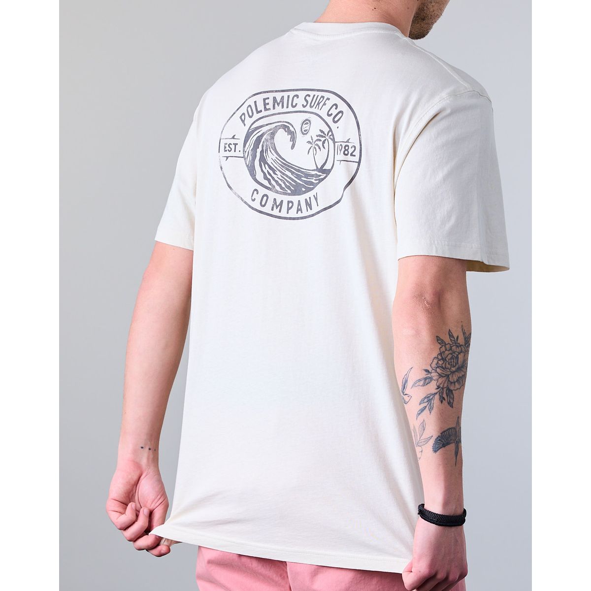 POLEMIC - Polera hombre manga corta Company XV1775 Polemic