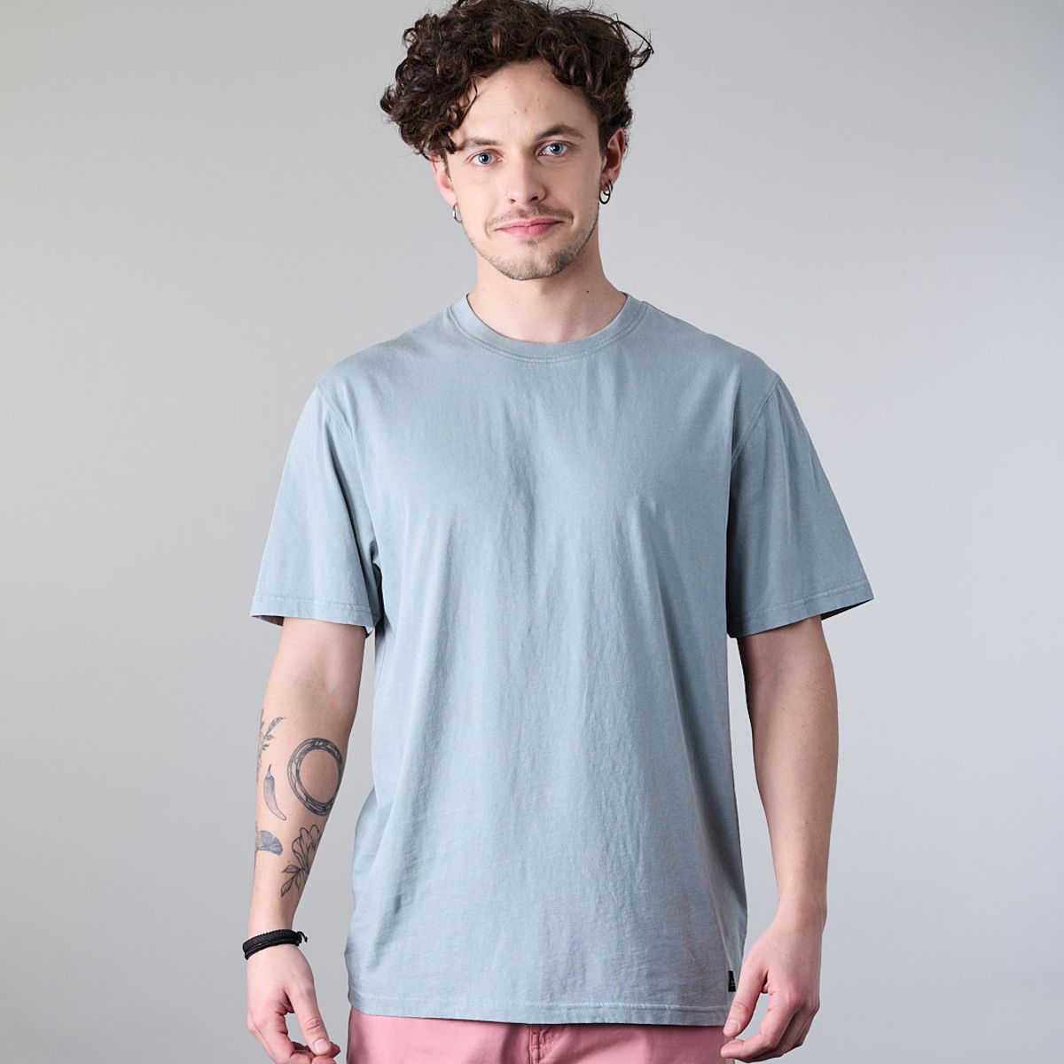 POLEMIC - Polera hombre manga corta Solid XV1776 Polemic