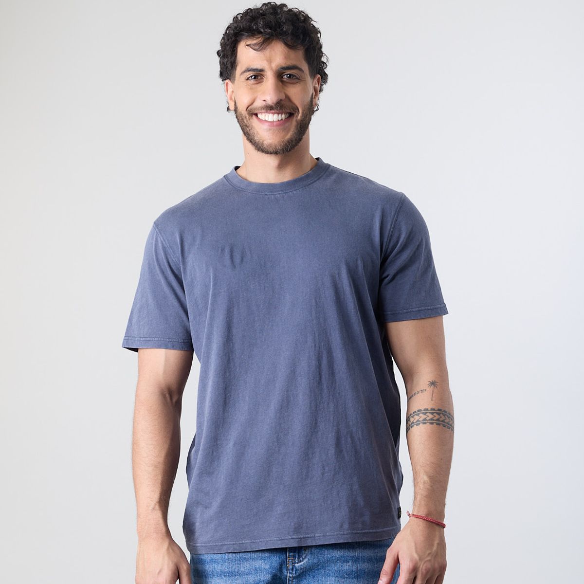 POLEMIC - Polera hombre manga corta Solid XV1776 Polemic