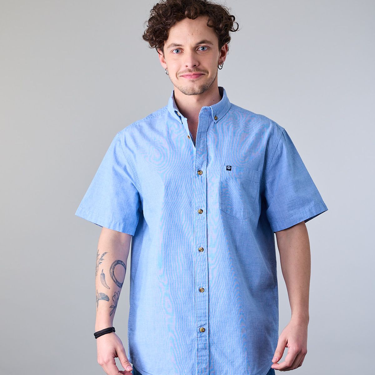 POLEMIC - Camisa manga corta Hombre Algodón XV5780 Polemic