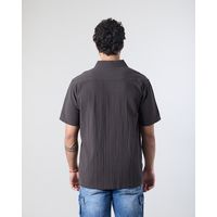 Camisa manga corta Hombre Algodón con textura XV5782