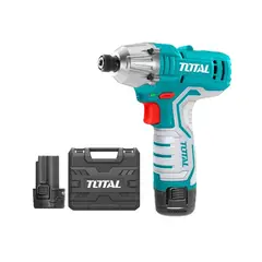 TOTAL TOOLS - LLAVE IMPACTO 14 12V TOTAL TIRLI1201 + 2 BAT 15 AH + CARG