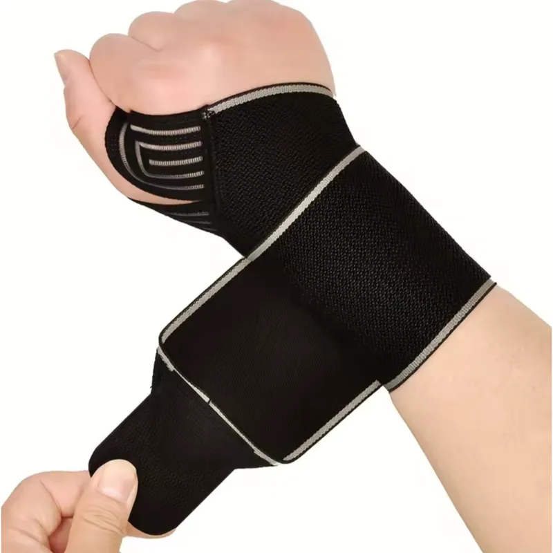 GENERICO - Muñequera Elástica Ajustable Con Soporte De Pulgar Fitnes