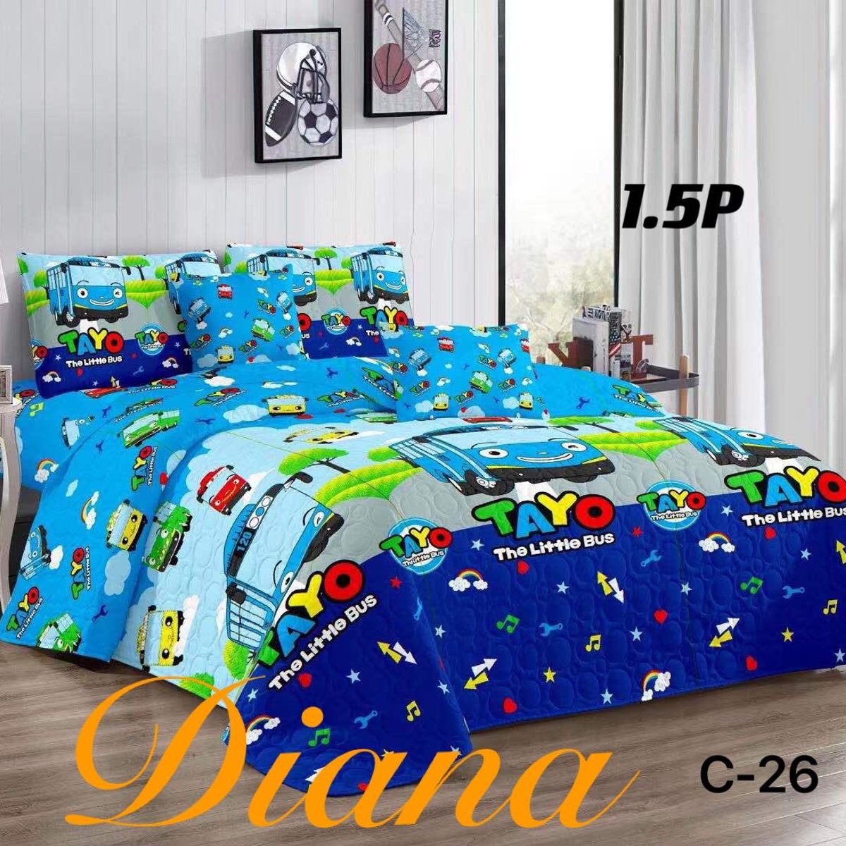 DIANA - Cobertor de Verano Quilts 1.5