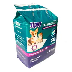 GENERICO - Sabanilla para animales 60x60 cms Tipsy 10 unidades