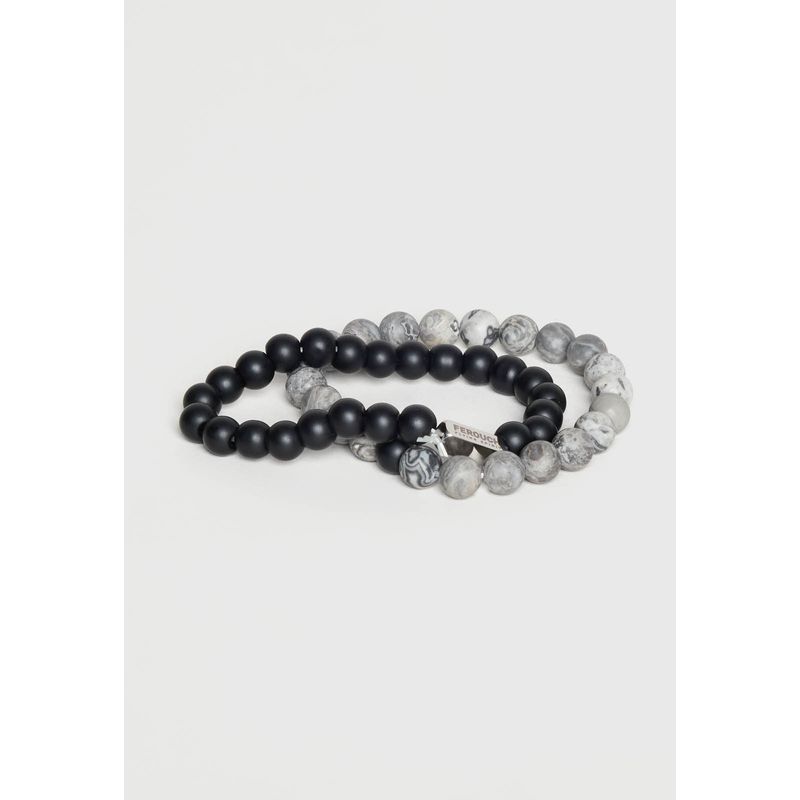 FEROUCH - Pulsera Brooklyn Negro Ferouch