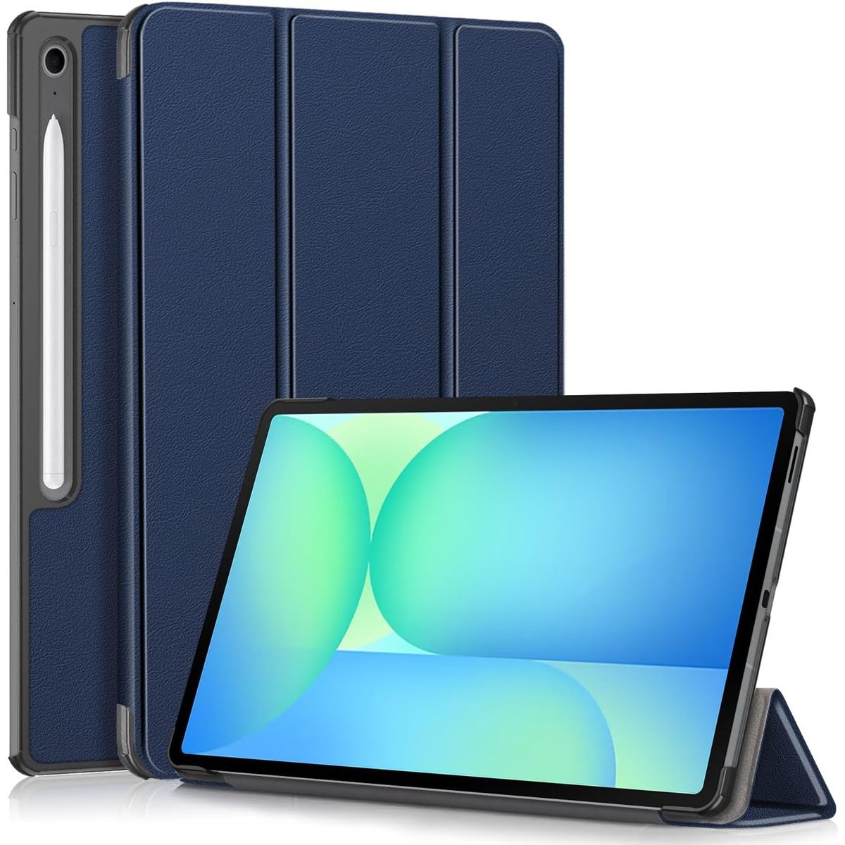 GENERICO - Funda Inteligente Para Samsung Galaxy Tab S10 Fe Plus 13.1 Azul Marino