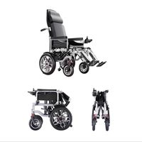 Silla De Ruedas Eléctrica 700W 18KM Plegable Alto