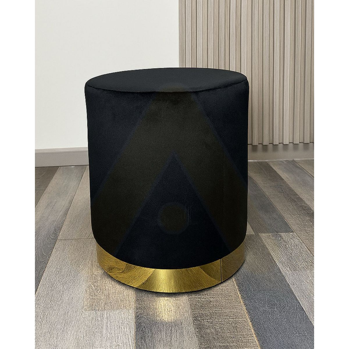 HABITA2 CHILE - Puff Felpa Gold Olivia - Negro