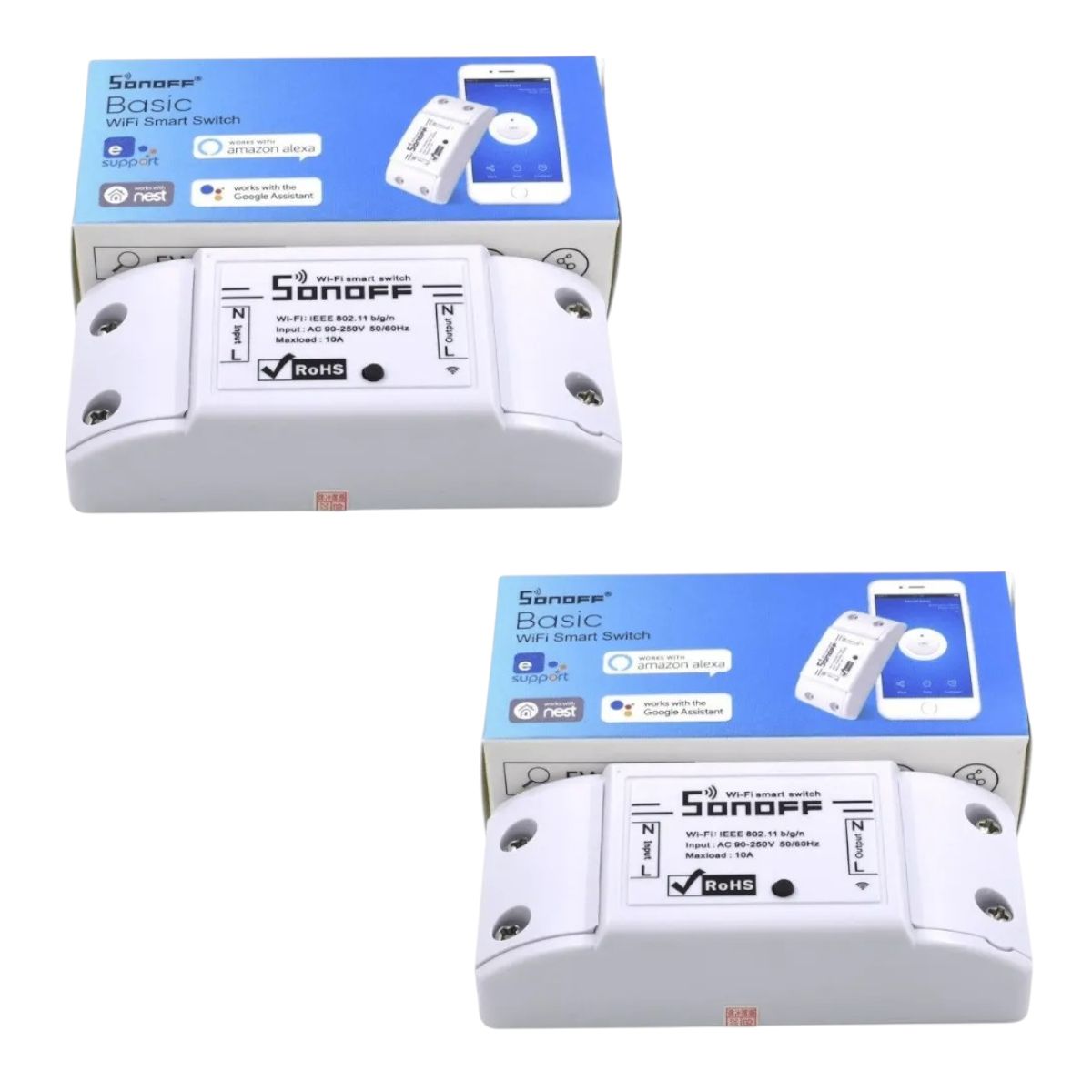 SONOFF - 2 Interruptores Switch Smart Wifi Basic