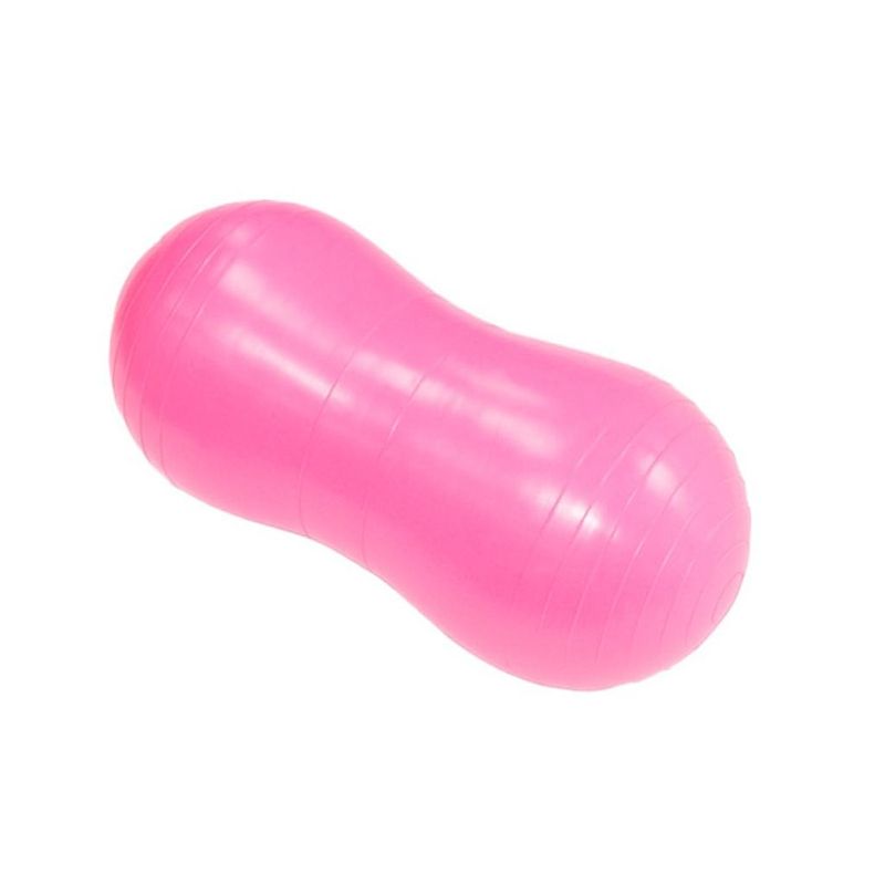 GENERICO - Balón Ovalado Pilates Yoga Tipo Maní 90x45cm - ROSA