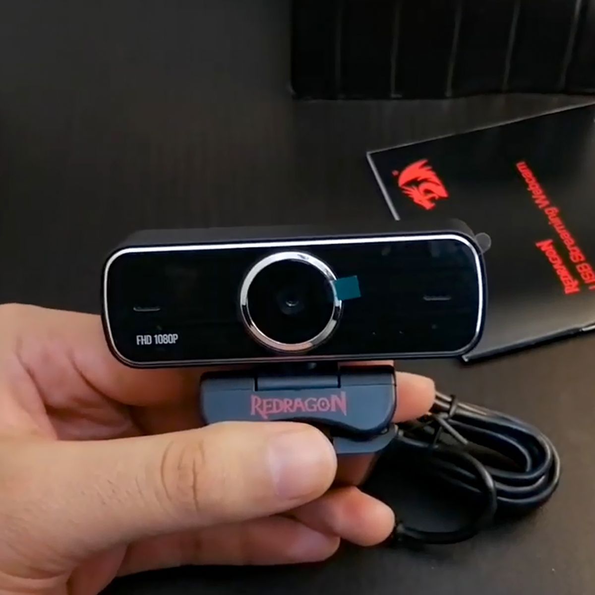 REDRAGON - Webcam Redragon Hitman GW800 Negro
