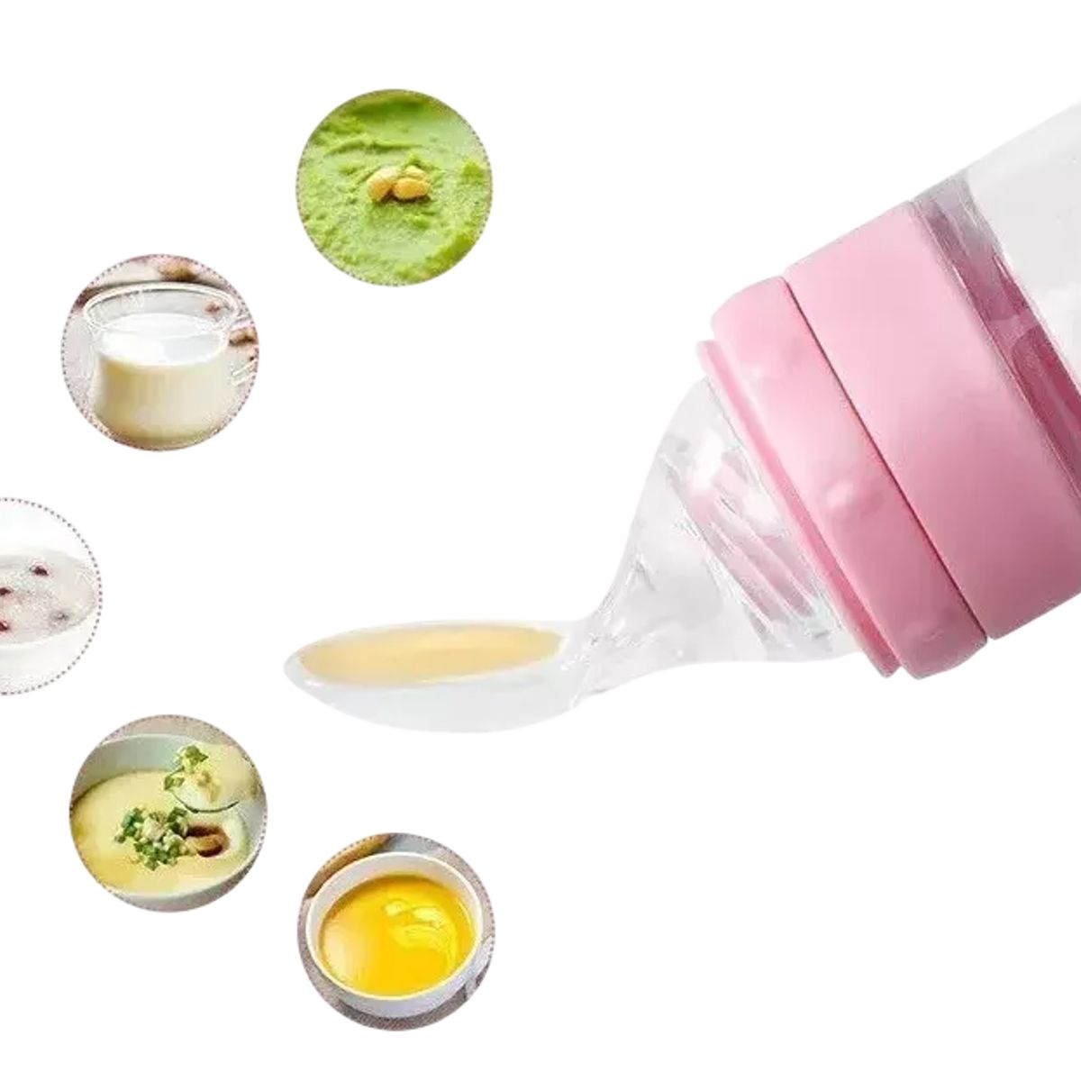 GENERICO - Mamadera Cuchara Dispensadora De Alimentos