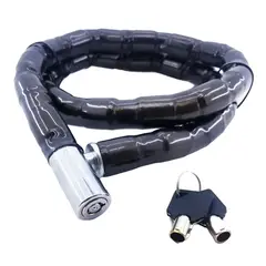 GENERICO - Cadena Candado Cllaves Cab Cobra Moto Bicicleta Reforzada