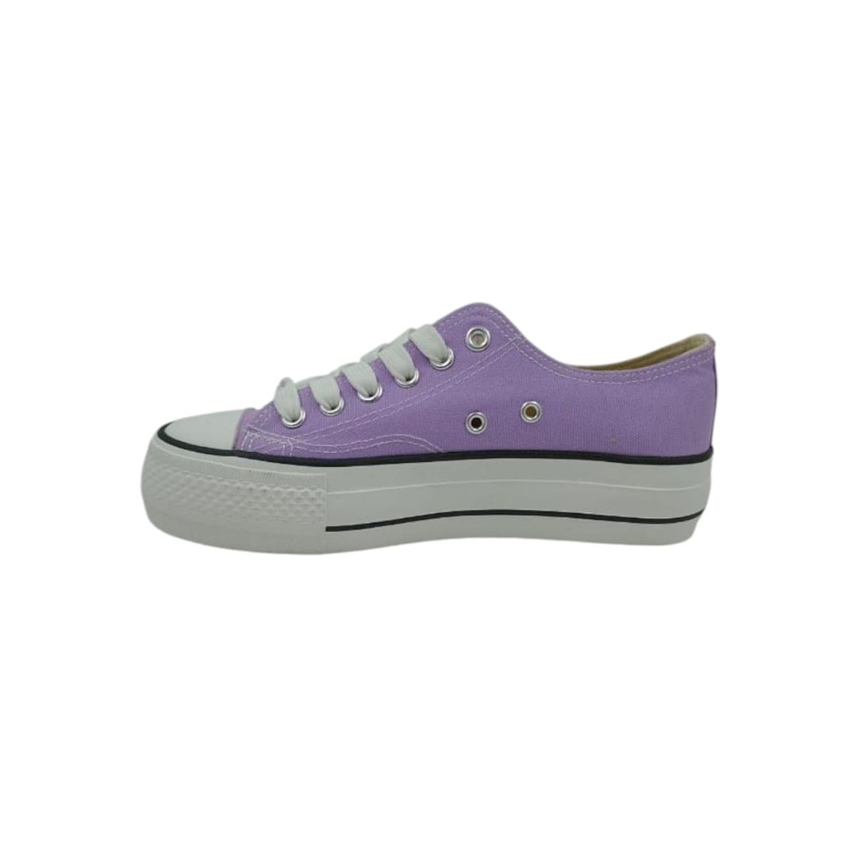 HERIEL - Zapatilla Purpura Plataforma Mujer