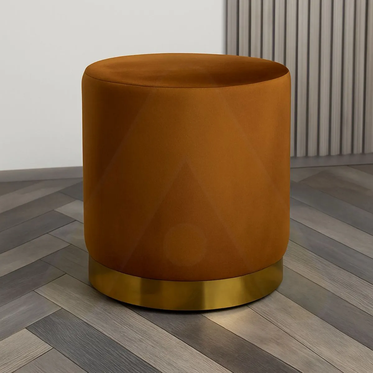 HABITA2 CHILE - Puff Felpa Gold Olivia - Marrón