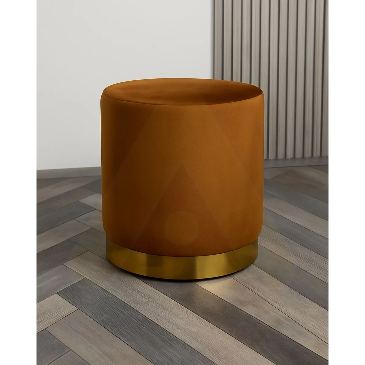 HABITA2 CHILE - Puff Felpa Gold Olivia - Marrón