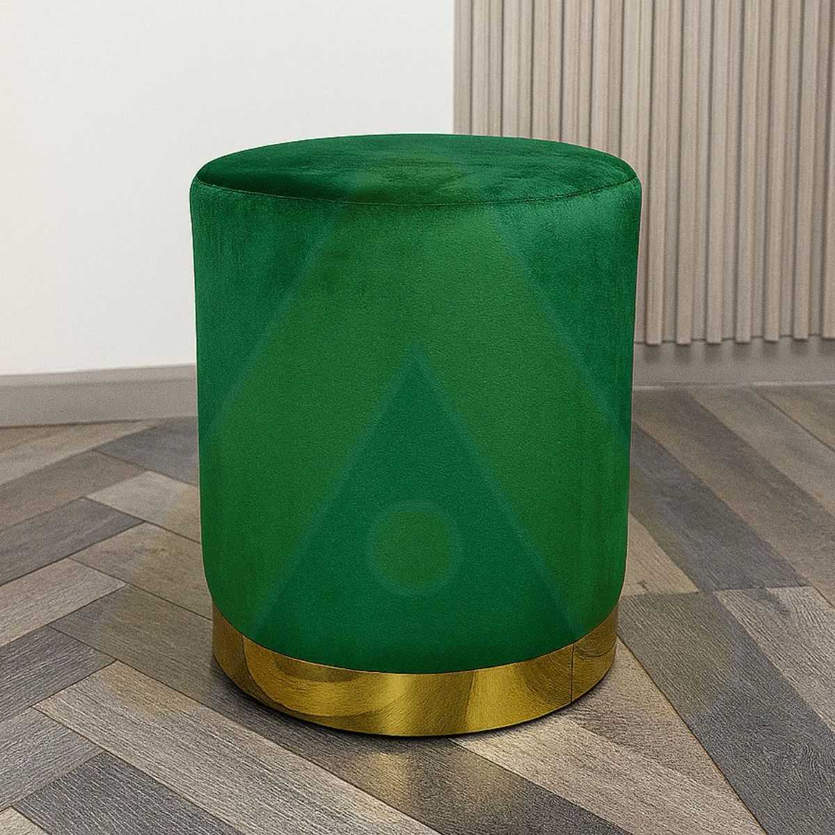 HABITA2 CHILE - Puff Felpa Gold Olivia - Verde