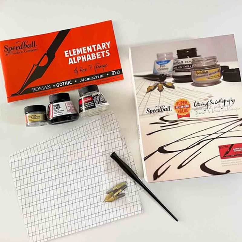 SPEEDBALL - Kit Super Value De Lettering Y Caligrafía Speedball