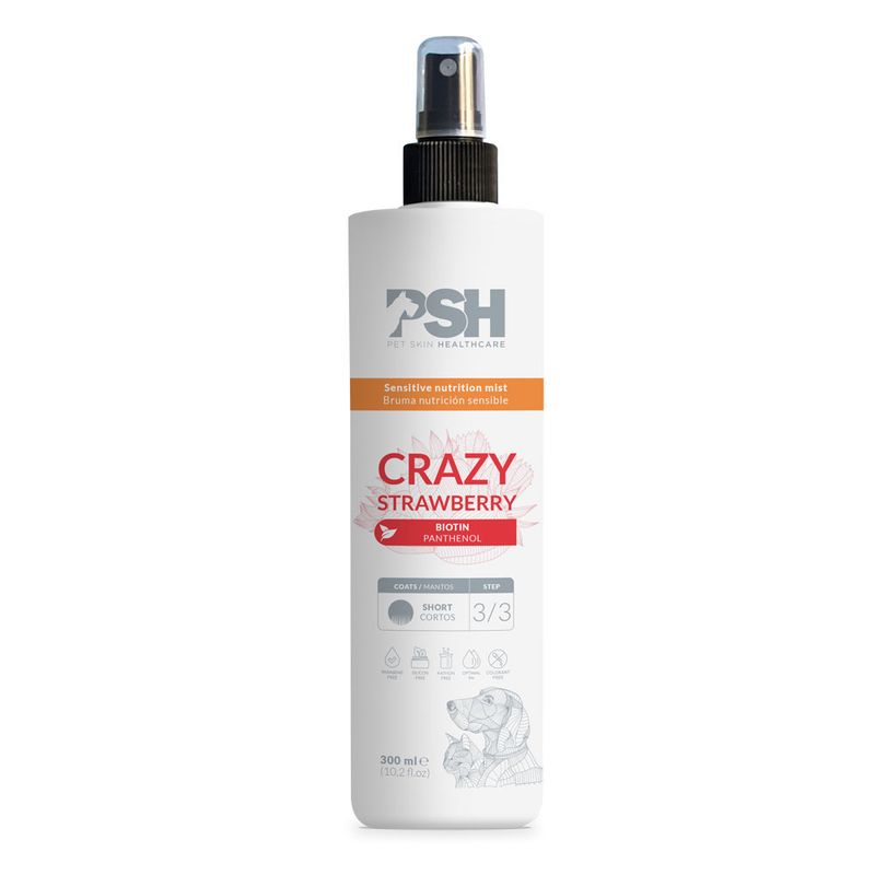 GENERICO - Loción para Mascotas Crazy Strawberry PSH 300 ML