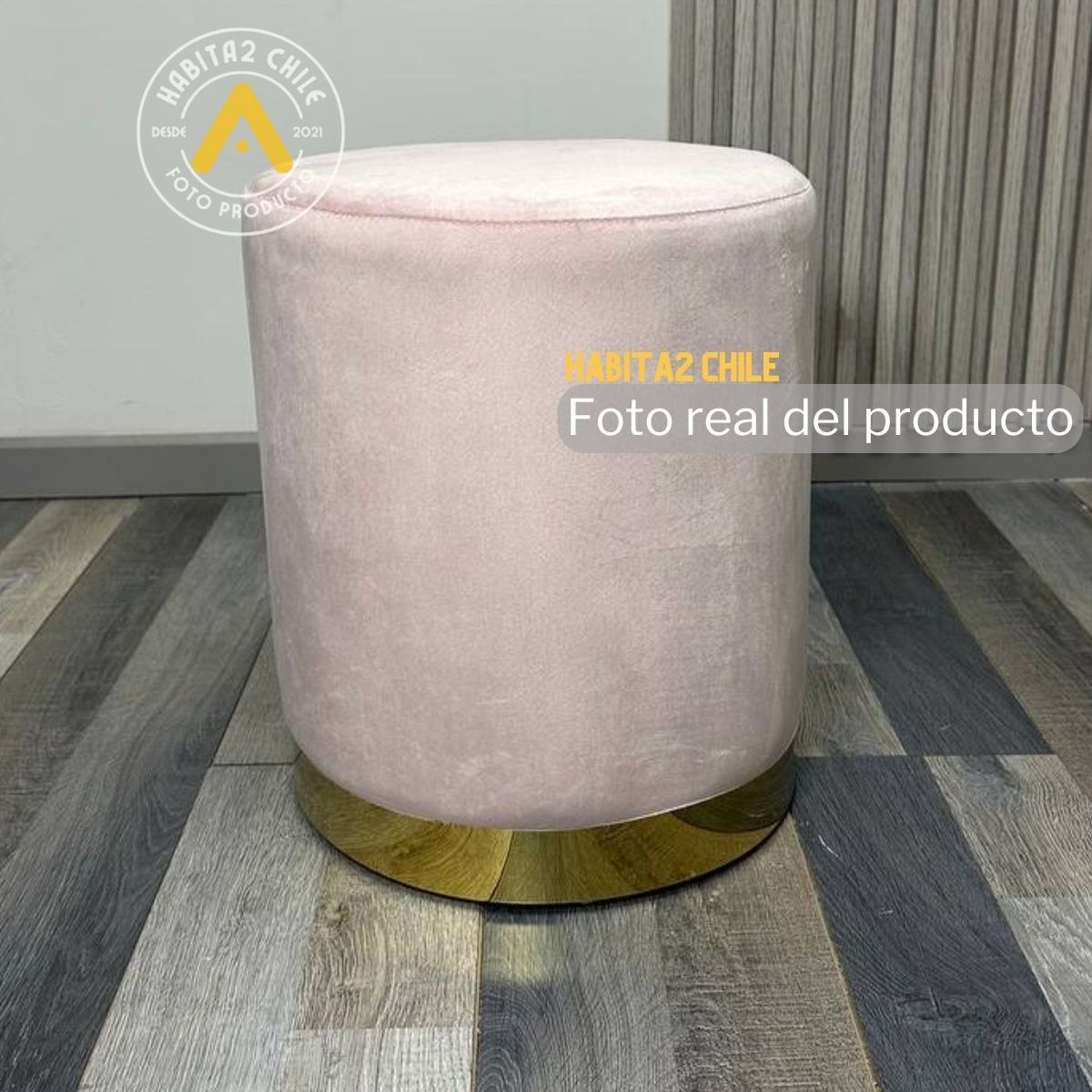 HABITA2 CHILE - Puff Felpa Gold Olivia - Rosa