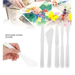 GENERICO - Set 5 Espátulas Herramienta De Pintura - Cuchillo De Paleta