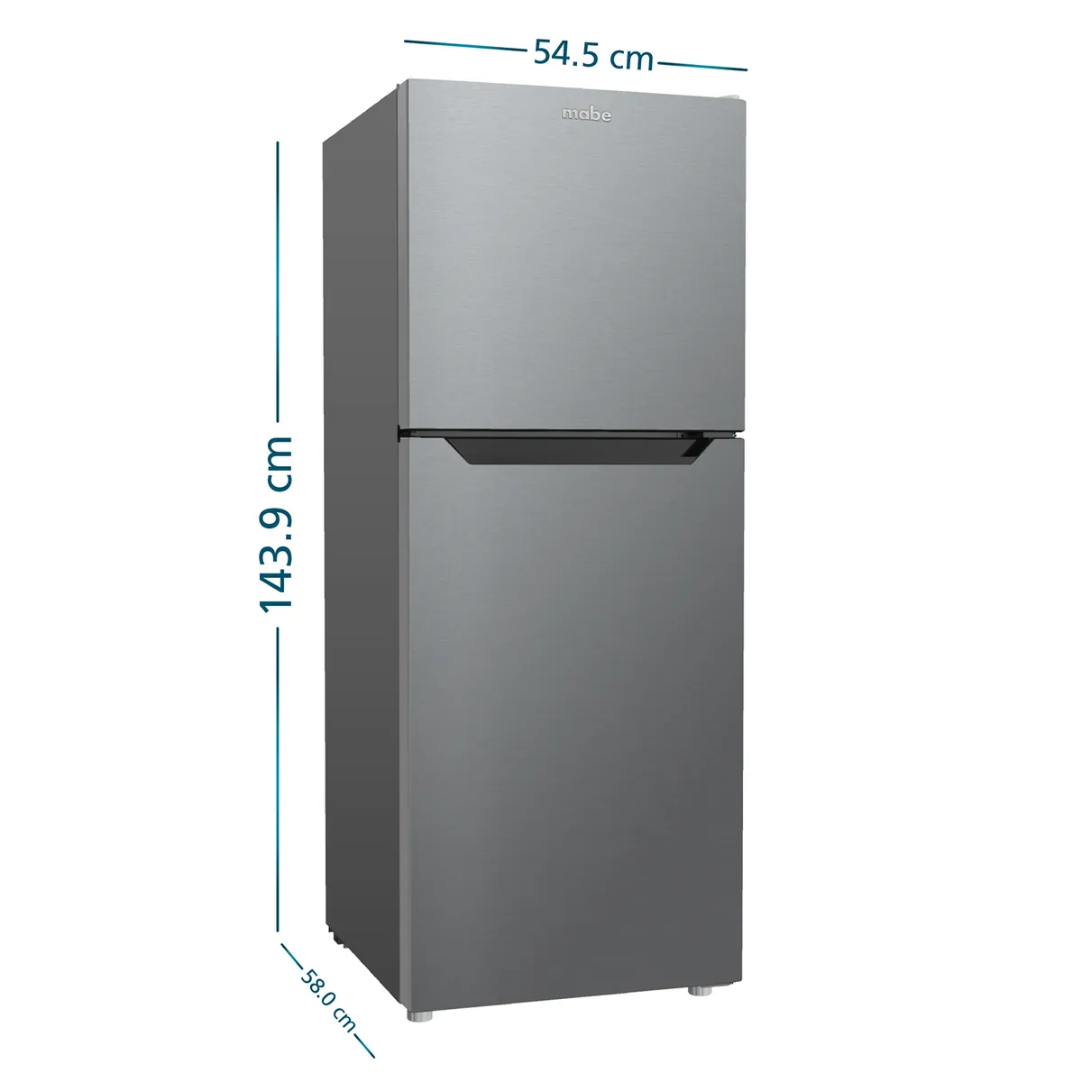 MABE - Refrigerador No Frost 220L Brutos Inox RMN220PVLRX0 Mabe