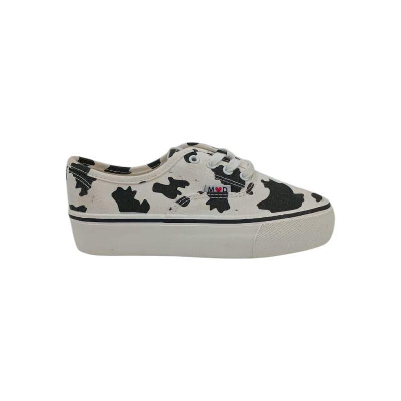 HERIEL - Zapatilla Blanca Print Mujer