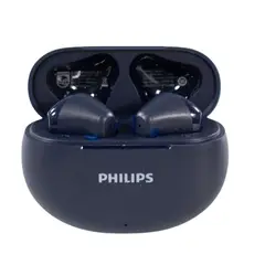 PHILIPS - Audífonos Bluetooth Azul Con Micrófono TAT1199DB - SC