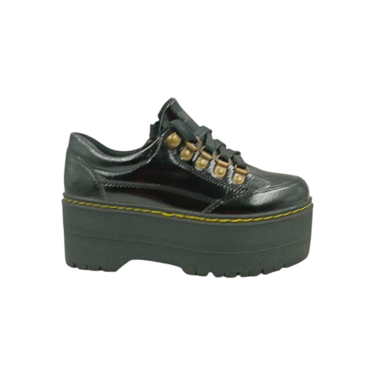 HERIEL - Zapato Negro Plataforma Mujer