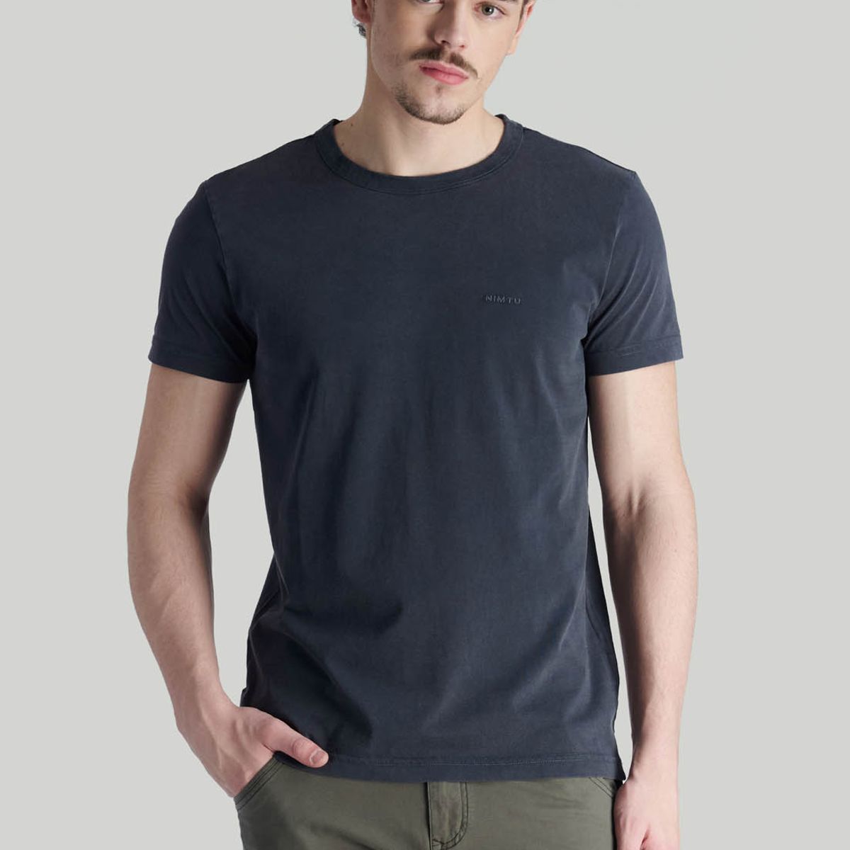 NIMTU - Polera Nova Casual Gris Nimtu