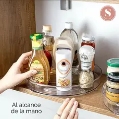 SANTU HOME & DECO - Organizador Giratorio para Despensa