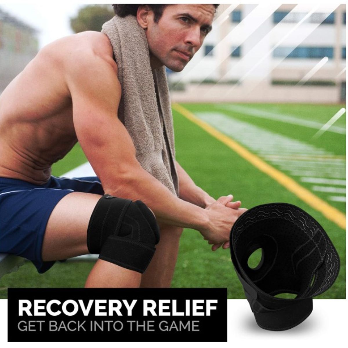 GENERICO - Rodillera Estabilizadora Deportivas De Compresión Ajustable