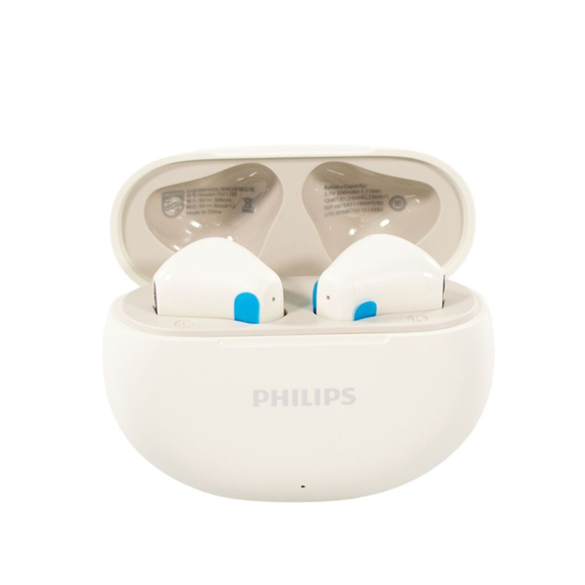PHILIPS - Audífonos Bluetooth Blanco Con Micrófono Philips TAT1199W - SC