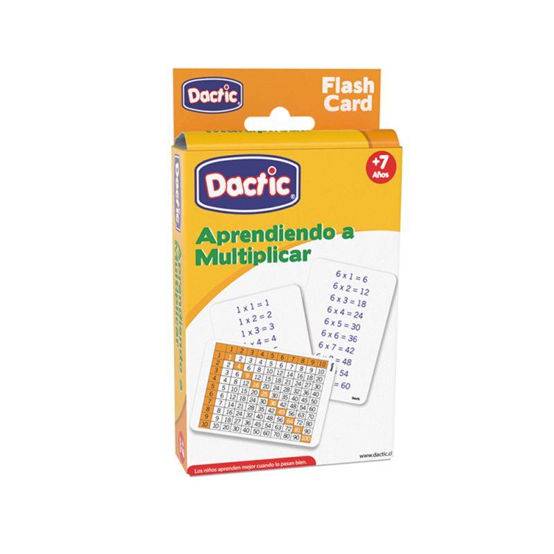 DACTIC - Lámina Multiplicar - Dactic Para Aprender Fácil