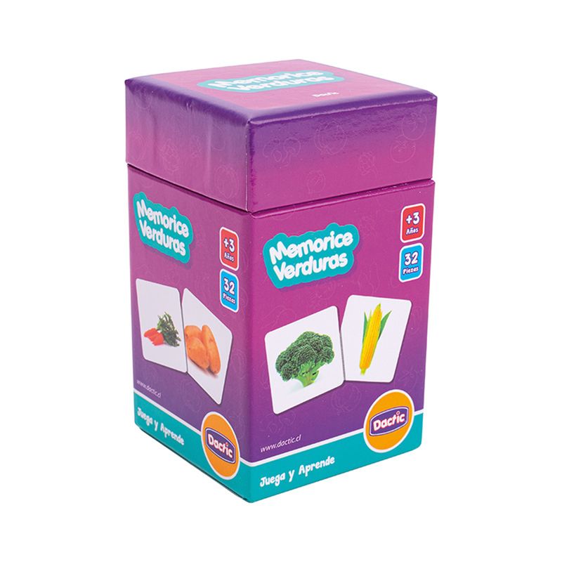 GENERICO - Memorice Verdura - Dactic Juego De Memoria Infantil