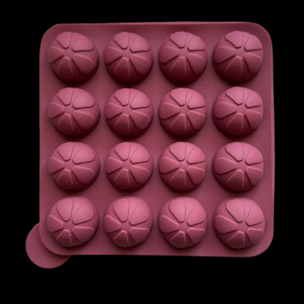 GENERICO - Molde Silicona para 16 Cake Pop Diseño Flor