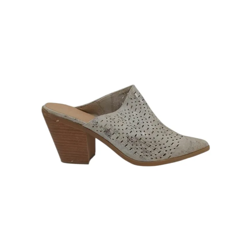 HERIEL - Zapato Gris Taco Mujer
