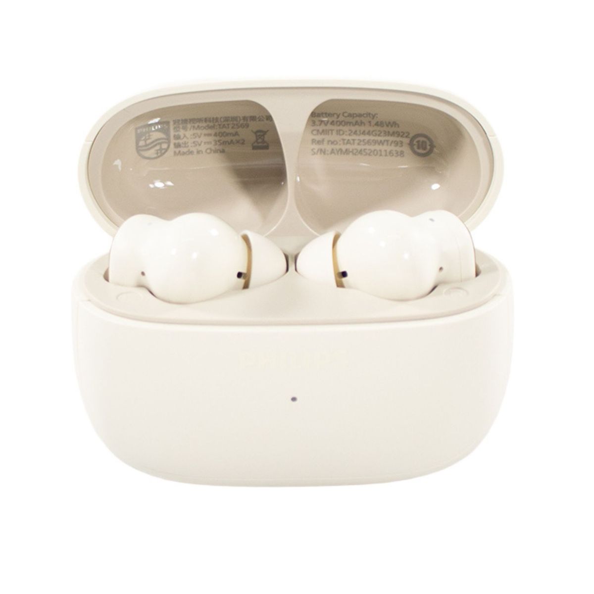 PHILIPS - Audífonos Bluetooth Con Micrófono Blanco Philips TAT2569W - SC