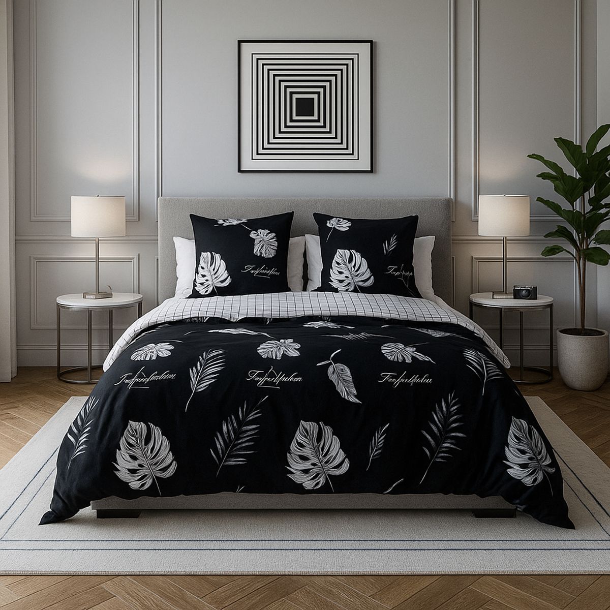 ARMONIA - Ropa de cama King 25 plazas diseño Queen Hojas modelo 629