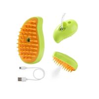 Cepillo Peine A Vapor Pelaje Mascota Perro Gatos