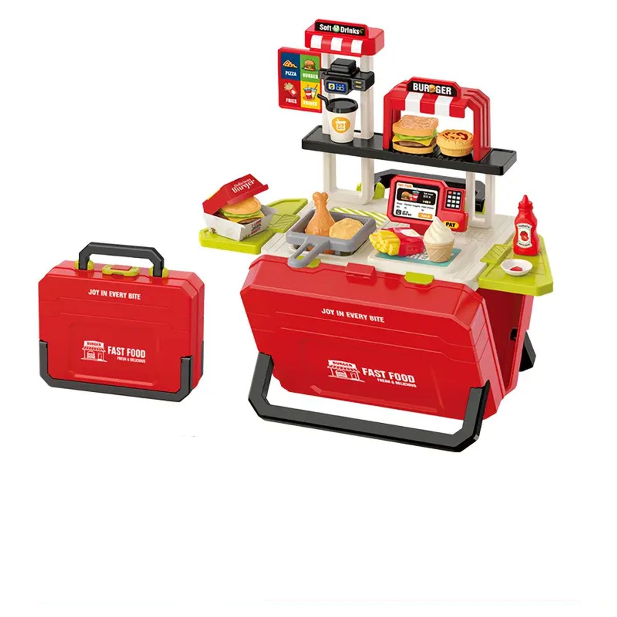 GENERICO - Juguete Maleta De Comida 55 Pcs Juego Para Niños