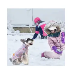 GENERICO - Chaleco tejido con cuello para perro pequeño COLORES Talla M