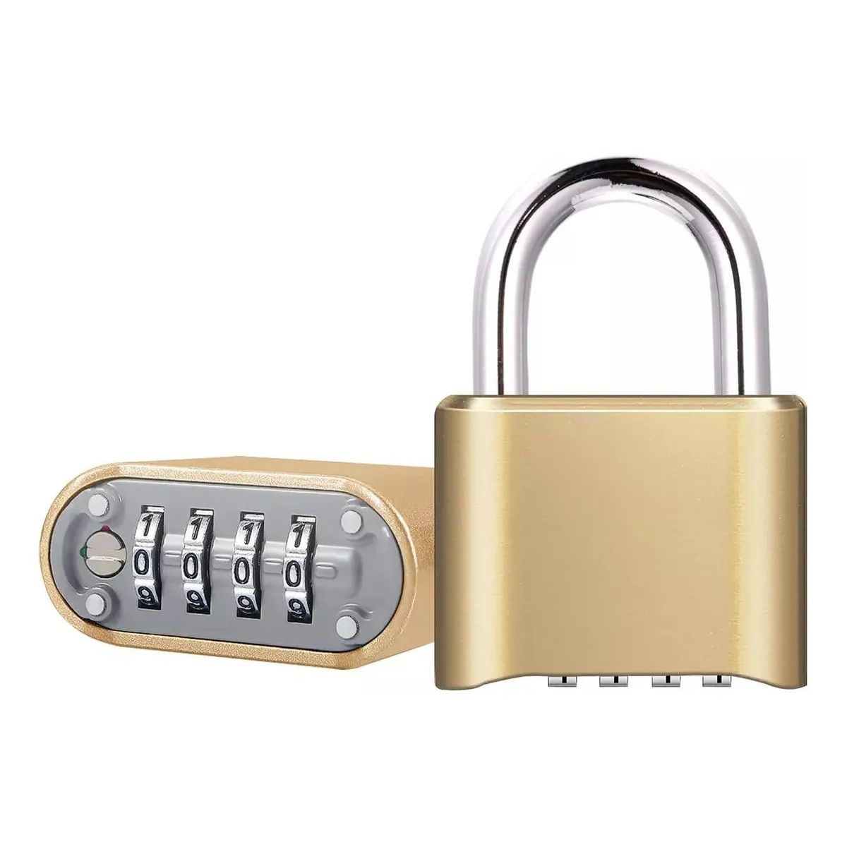 KUANGYE - Candado Clave Inoxidable 4 Dígitos Exterior Waterproof,para Puertas, Armarios