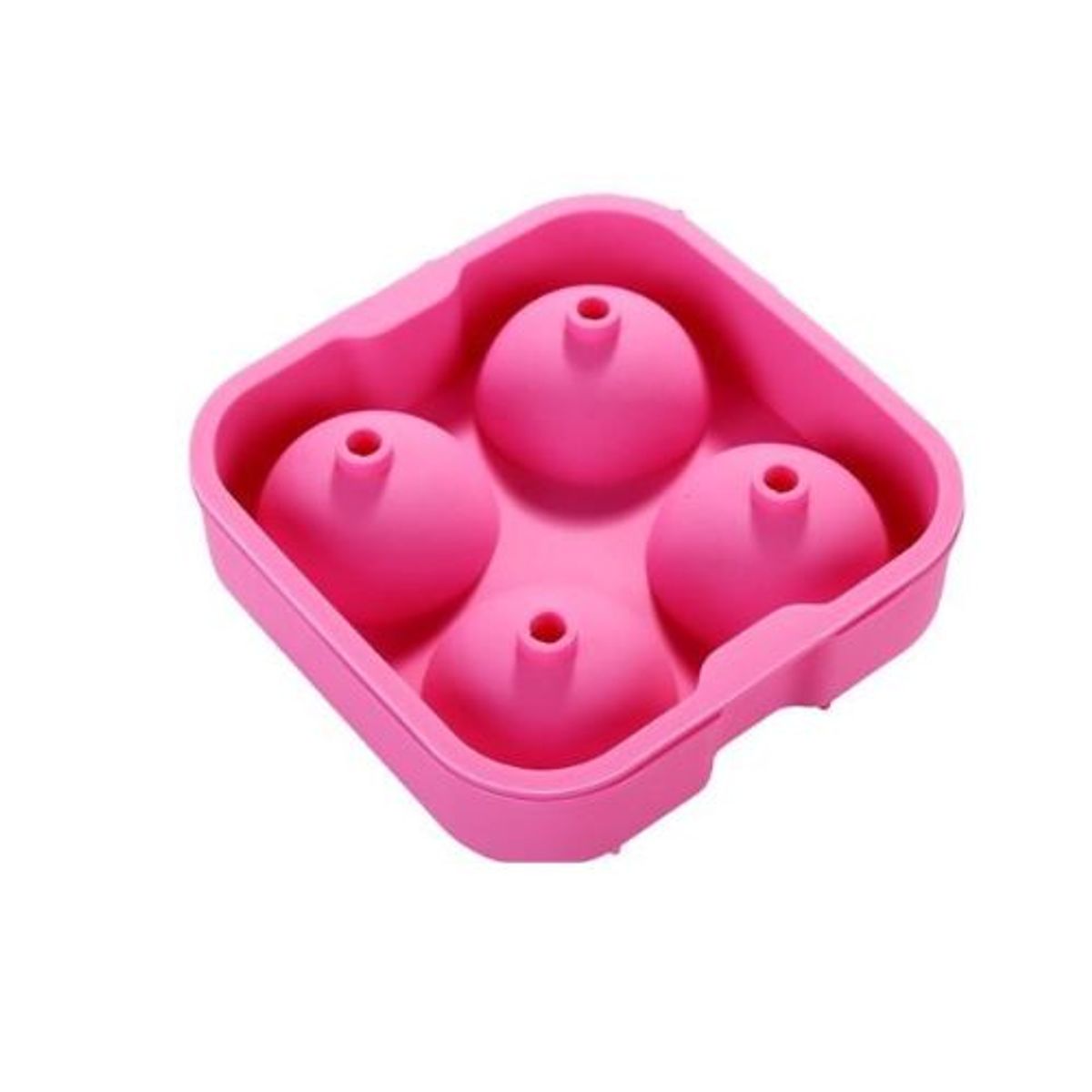 GENERICO - Molde Para Hielo Rosa Silicona