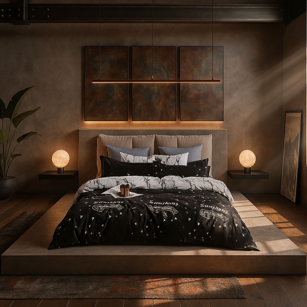 ARMONIA - Juego de sábanas 2 plazas Queen diseño Plazas Queen Sunshine 646