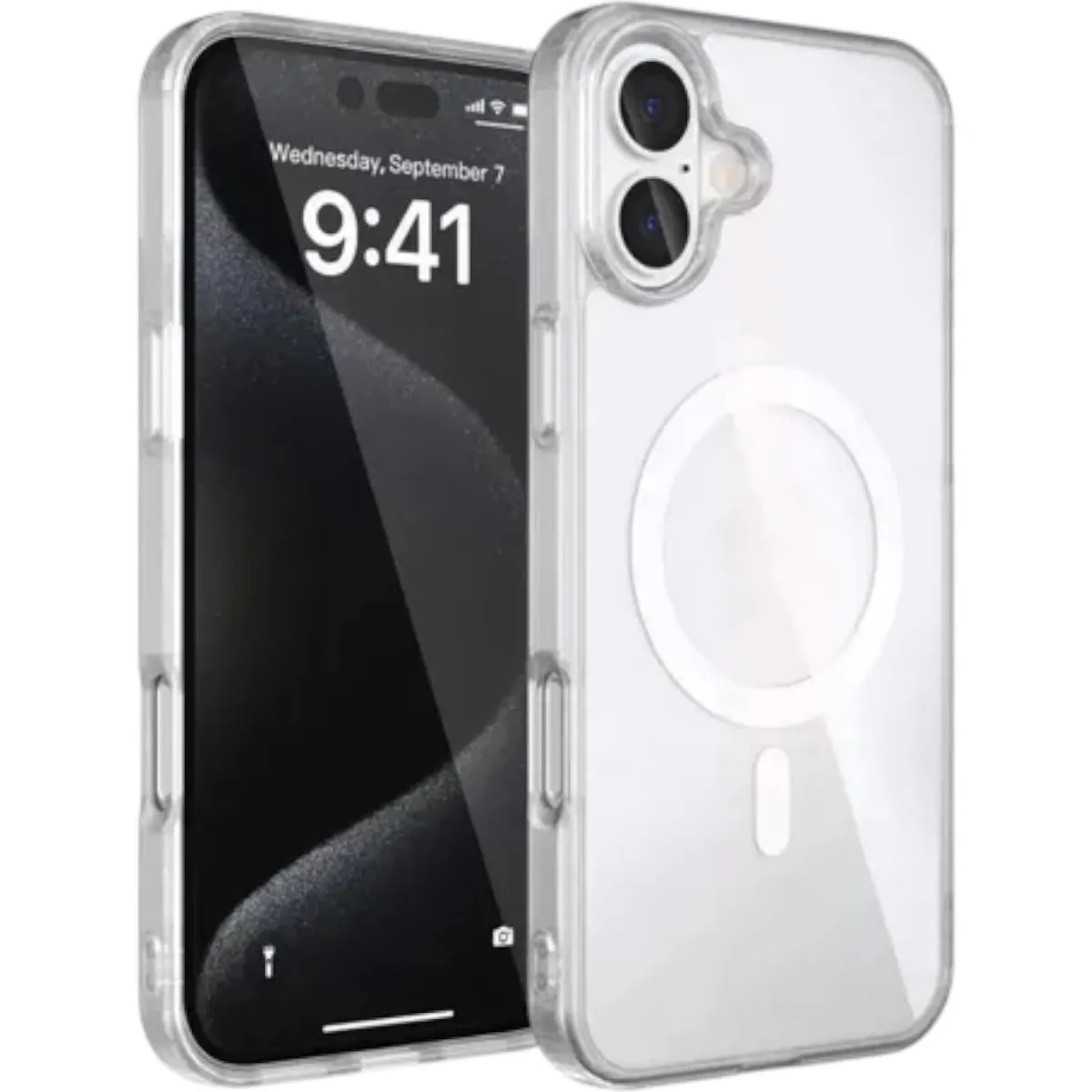 GENERICO - Carcasa MagSafe Transparente para iPhone  Protección Premium iPhone 16